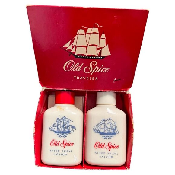 Vintage Old Spice Travel Set - Picture 3 of 3